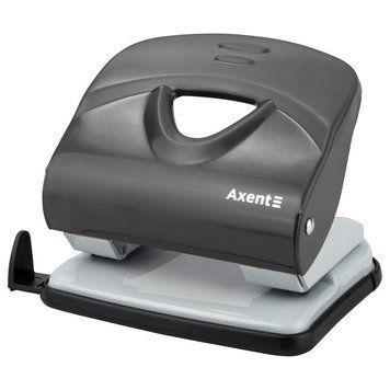 Діркопробивач для паперу Axent Exact-2 3930-01-A, металевий, 30 аркушів, чорний 3930-01-A фото