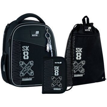 Шкільний набір Kite Education Skate (рюкзак, пенал, сумка) SET_K26-555S-7 SET_K26-555S-7 фото