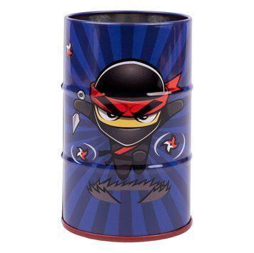 Стакан-підставка бочка Yes Ninja метал 470503 470503 фото