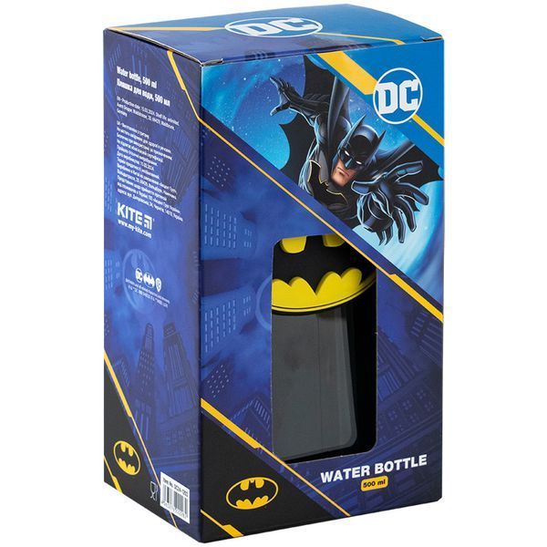 Пляшечка для води Kite DC Comics DC24-1203, 500 мл, 18x8x6,5 см DC24-1203 фото