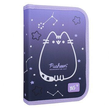 Пенал твердий Yes одинарний з двома клапанами HP-04 Pusheen Stellar 533626 533626 фото