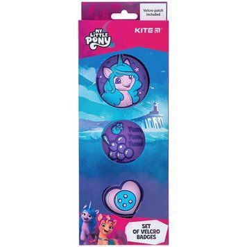 Набір бейджів на липучці Kite My Little Pony LP24-3012, 3 шт. LP24-3012 фото