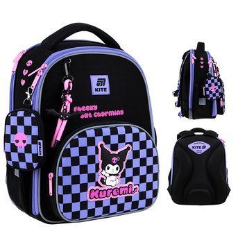 Рюкзак шкільний каркасний Kite Education Kuromi HK25-556M HK25-556M фото