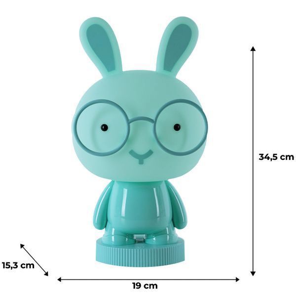 Світильник-нічник LED з акумулятором Bunny Kite K24-490-1-4, зелений K24-490-1-1 фото