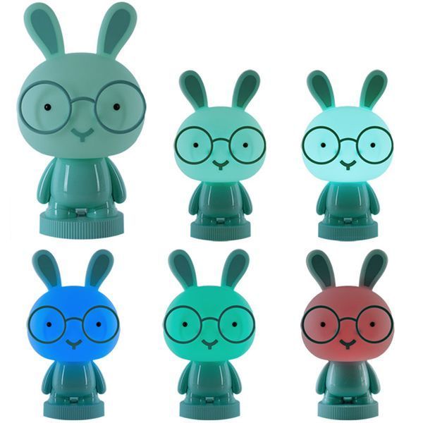 Світильник-нічник LED з акумулятором Bunny Kite K24-490-1-4, зелений K24-490-1-1 фото