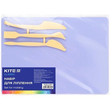 Дошка для ліплення пластиліну Kite Classic 180х250 мм (3 стеки), бузкова K-1140-36 K-1140-36 фото