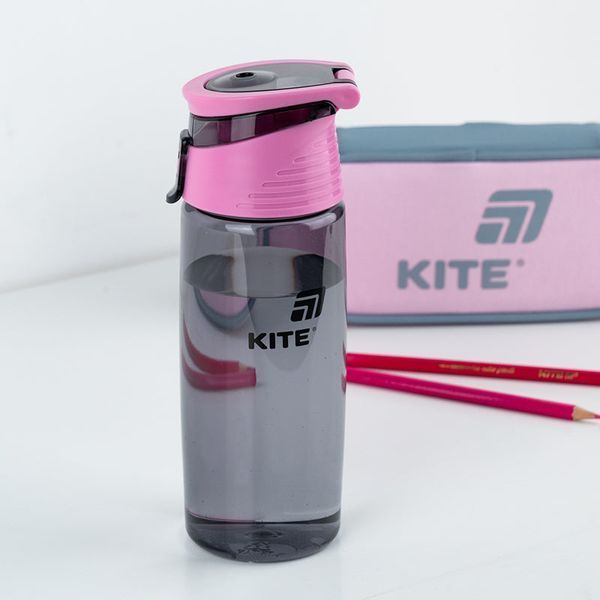 Пляшечка для води Kite K25-401-1, 550 мл, сіра K25-401-1 фото