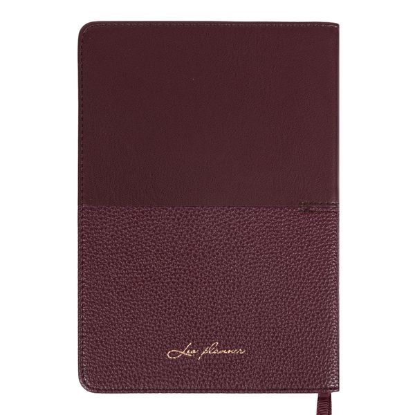 Щоденник діловий Leo Planner Royal А5 датований 2027 твердий бордовий 368 сторінок 252770 252770 фото