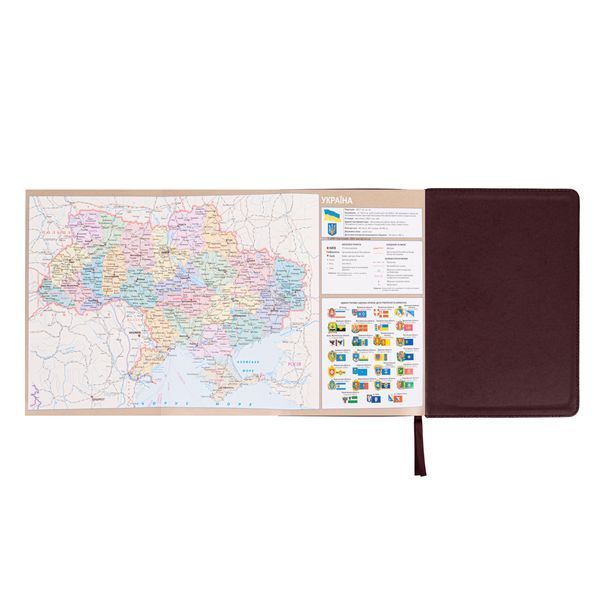Щоденник діловий Leo Planner Royal А5 датований 2027 твердий бордовий 368 сторінок 252770 252770 фото