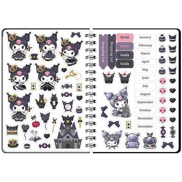 Щоденник на спіралі Kite Kuromi HK25-438-2, тверда обкладинка HK25-438-2 фото