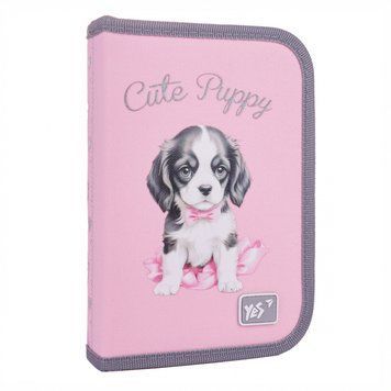 Пенал твердий Yes одинарний з двома клапанами HP-04 Doggy Princess 533706 533706 фото