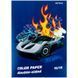 Папір кольоровий двосторонній Kite Hot Wheels HW24-250, А4 HW24-250 фото 1