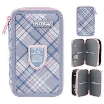 Пенал без наповнення Kite College Line Girl K25-623-1, 2 відділення K25-623-1 фото