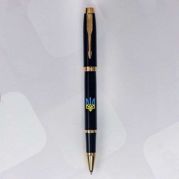 Ручка-ролер Parker IM Ukraine Black GT RB Тризуб з орнаментом 22022_T1366u 22022_T1366u фото
