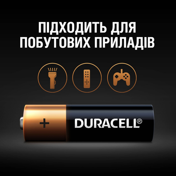 Батарейка Duracell Basic AA/LR06 BL (2шт х 6) відривний 5007439 5007439 фото