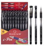 Ручка масляна Radius I-Pen чорний 50/300/1200 шт 00-00020107 фото