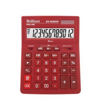 Калькулятор Brilliant BS-8888RD 12-розрядний, 2-живлення BS-8888RD фото