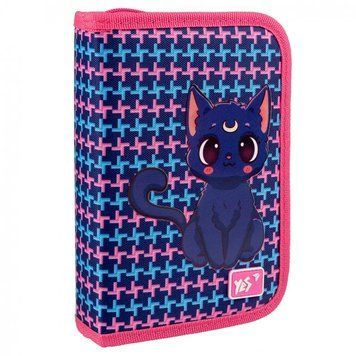 Пенал твердий Yes одинарний з двома клапанами HP-04 Fantastic Kitty 533584 533584 фото