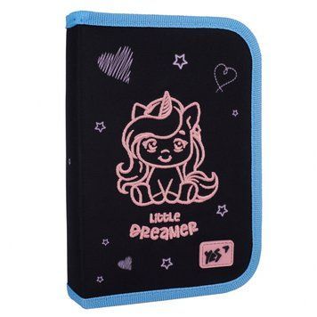 Пенал твердий Yes одинарний з двома клапанами HP-04 Cute Unicorn 533627 533627 фото