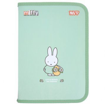 Папка для зошитів пластикова на блискавці Yes Miffy В5 492406 492406 фото