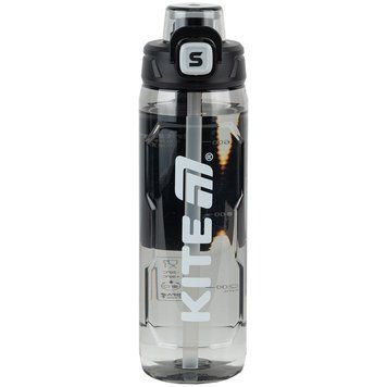 Пляшечка для води Kite K25-1211-1, 800 мл, чорна K25-1211-1 фото