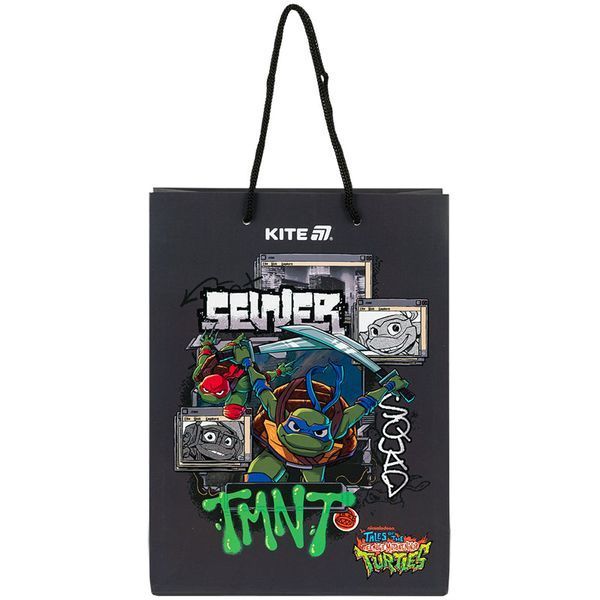 Пакет паперовий подарунковий Kite Ninja Turtles NT25-265, 18х24см NT25-265 фото