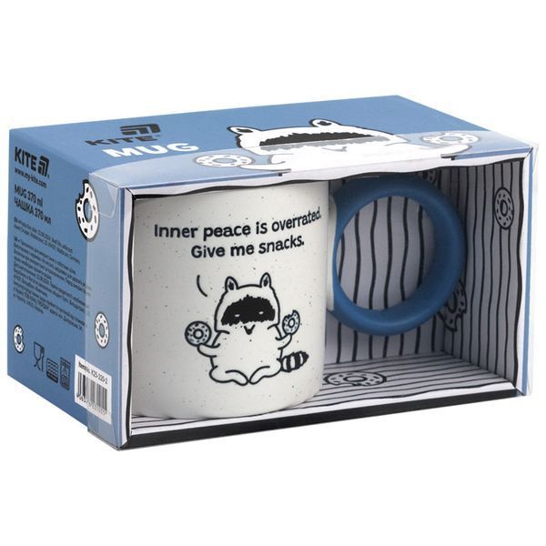 Чашка Kite Donut racoon K25-220-2, 370 мл K25-220-2 фото