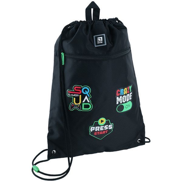 Сумка для взуття з кишенею Kite Education SQUAD K24-601M-22 K24-601M-22 фото