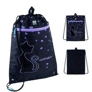 Сумка для взуття з кишенею Kite Education Catsline K24-601M-3 K24-601M-3 фото
