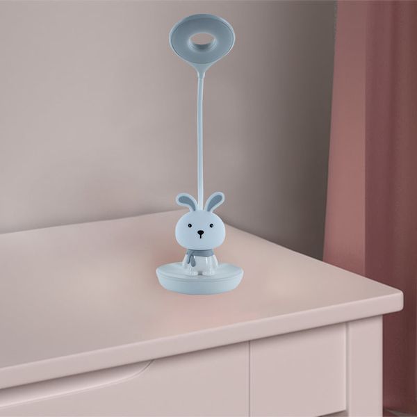 Настільна лампа LED з акумулятором Bunny Kite K24-492-1-1, білий K24-492-1-1 фото