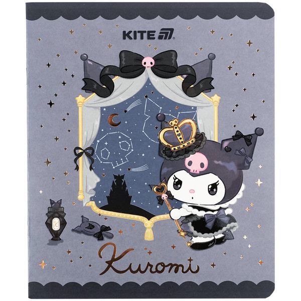 Зошит шкільний Kite Kuromi 24 аркуші, лінія HK25-239 HK25-239 фото