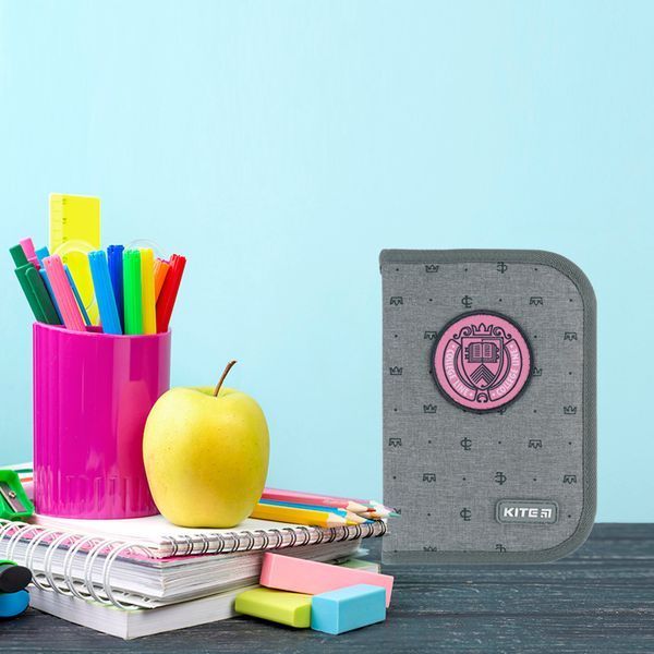 Пенал з наповненням Kite College Line K24-622H-1, 1 відділення, 2 відвороти K24-622H-1 фото