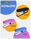 Степлер пластиковий Buromax Rubber Touch №10 до 12 аркушів чорний BM.4128-01 BM.4128-01 фото 5