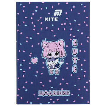 Щоденник шкільний Kite Cuteness K26-262-1, тверда обкладинка K26-262-1 фото