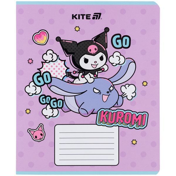 Зошит шкільний Kite Kuromi 18 аркушів, лінія HK25-237-2 HK25-237-2 фото