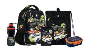 Шкільний набір Kite Education Hot Wheels (рюкзак, пенал, сумка, пляшка, ланчбокс) SET_HW24-555S (5) SET_HW24-555S (5) фото