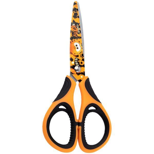 Ножиці дитячі з гумовими вставками і малюнком на лезі Kite Garfield GF25-148, 13 см GF25-148 фото