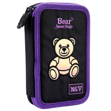 Пенал твердий подвійний Yes HP-01 Bear Sweet Hugs 533710 533710 фото