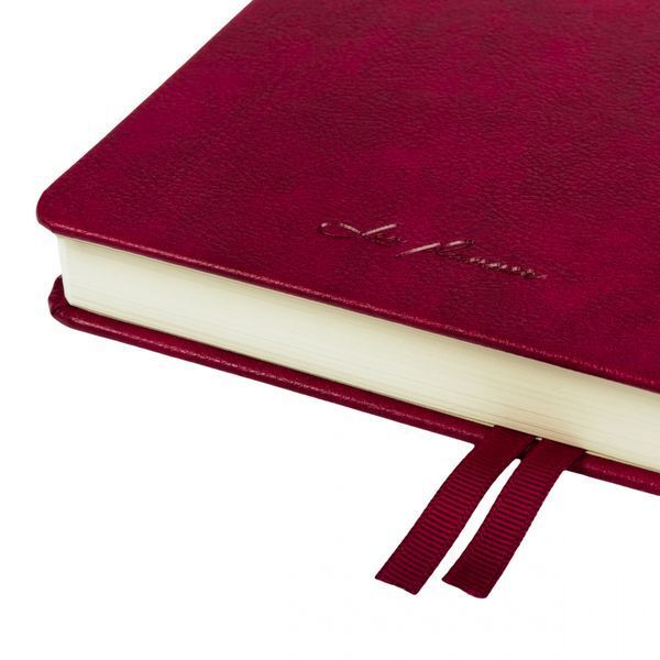 Щоденник діловий Leo Planner Persona A5 датований 2027 твердий бордовий 368 сторінок 252748 252748 фото