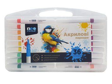 Набір акрилових маркерів Neo Line 36 кольорів 4061-36 SH 4061-36 SH фото