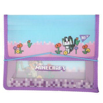 Папка для зошитів Yes пластикова на резинці В5 Minecraft.Spring 492308 492308 фото