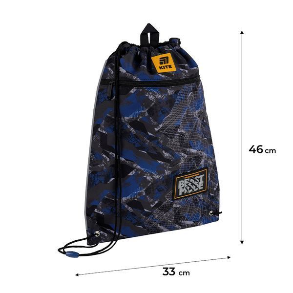 Сумка для взуття з кишенею Kite Education Beast Mode K25-601M-10 K25-601M-10 фото