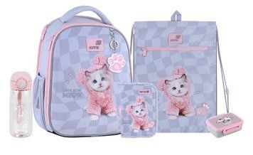 Шкільний набір Kite Studio Pets (рюкзак, пенал, сумка, ланчбокс, пляшка) 115-130 см, SET_SP26-555S (5) SET_SP26-555S (5) фото