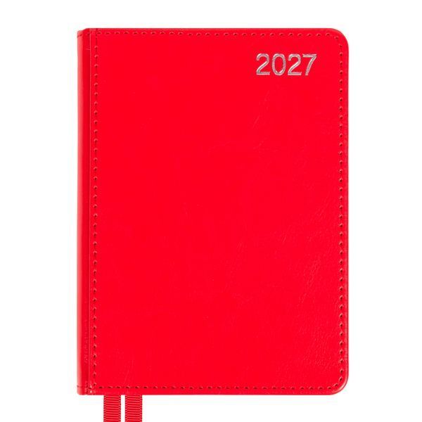 Щоденник діловий Leo Planner City А6 датований 2027 твердий червоний 352 сторінки 252762 252762 фото