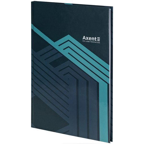 Книга записна Axent Lines 8422-580-A, А4, 96 аркушів, клітинка, сіра 8422-580-A фото