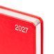Щоденник діловий Leo Planner City А6 датований 2027 твердий червоний 352 сторінки 252762 252762 фото 3